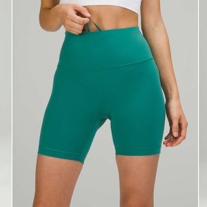 Lululemon Wunder Train High-Rise Short 6" *Teal Lagoon size:8